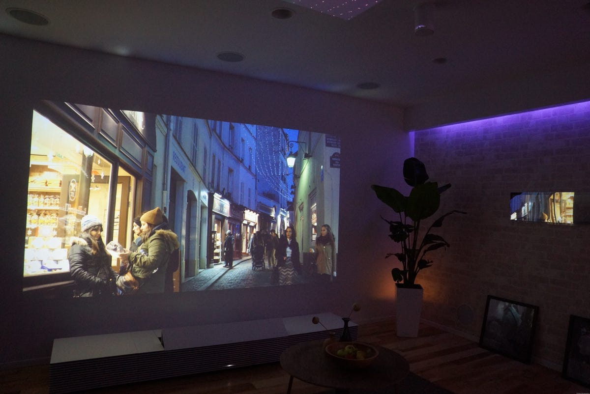Projector On Wall