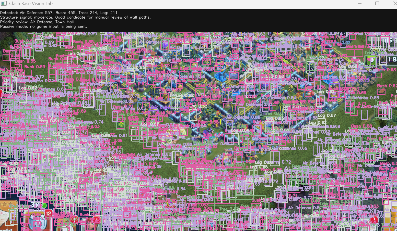 Bot handling a failed detection case